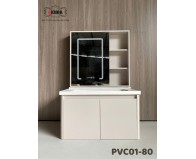 Tủ AKHOA PVC 01-80 màu Kem